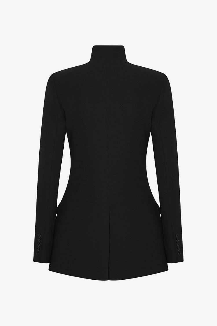 Sly 010 Taillierter Blazer mit Pattentaschen Meist gekauft