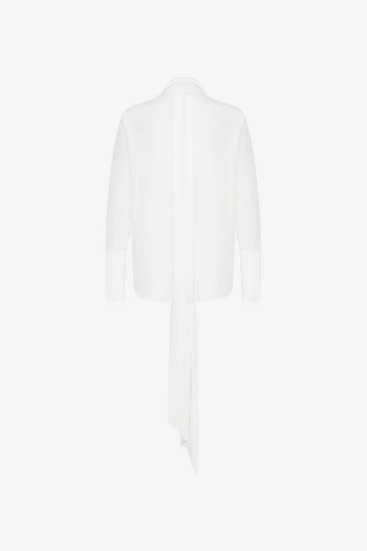 Sly 010 Lockere Seidenbluse mit Schluppe Kostenloser Versand