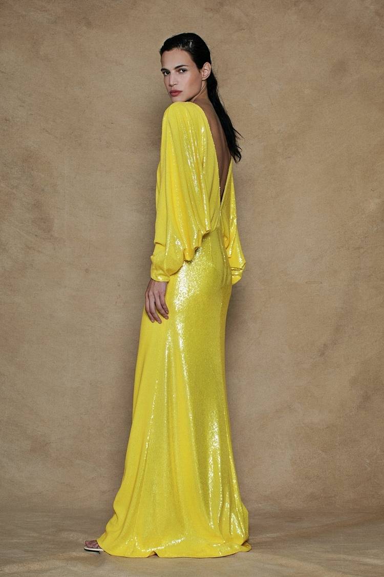 Sly 010 Bodenlanges Paillettenkleid Tiefpreis