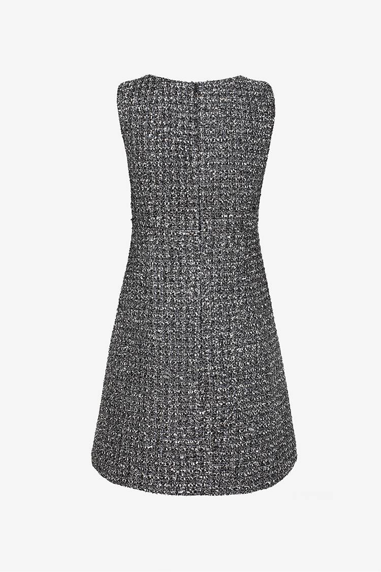 Sly 010 Feminines Kleid aus glitzerndem Tweed Nur für heute