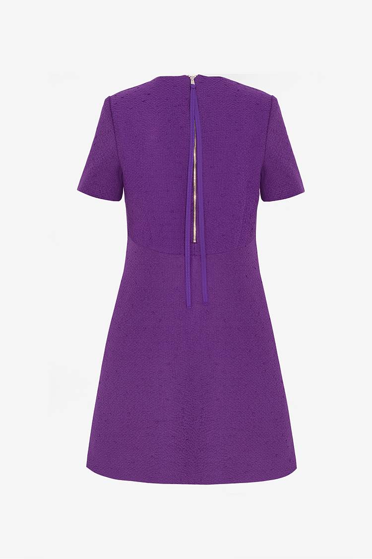 Sly 010 Schlichtes Tweedkleid mit Seitentaschen Nur noch ein Tag übrig