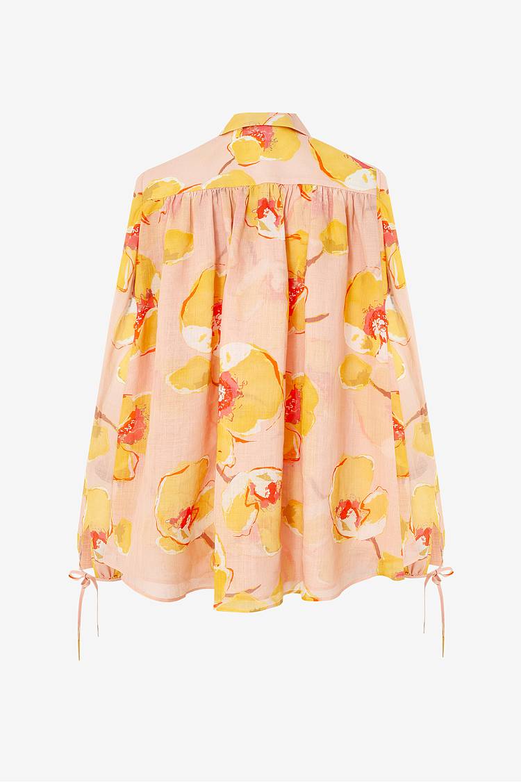 Sly 010 Ramie-Bluse mit Joch 2025