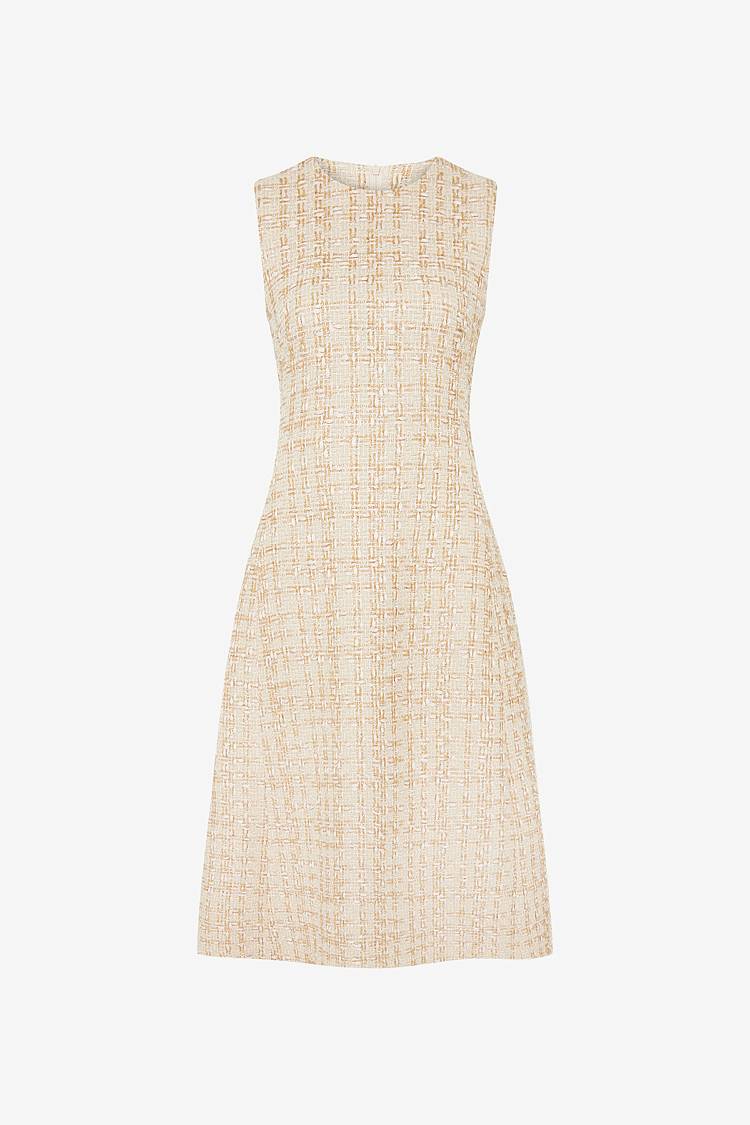 Sly 010 Ärmelloses Tweed-Kleid Auslauf
