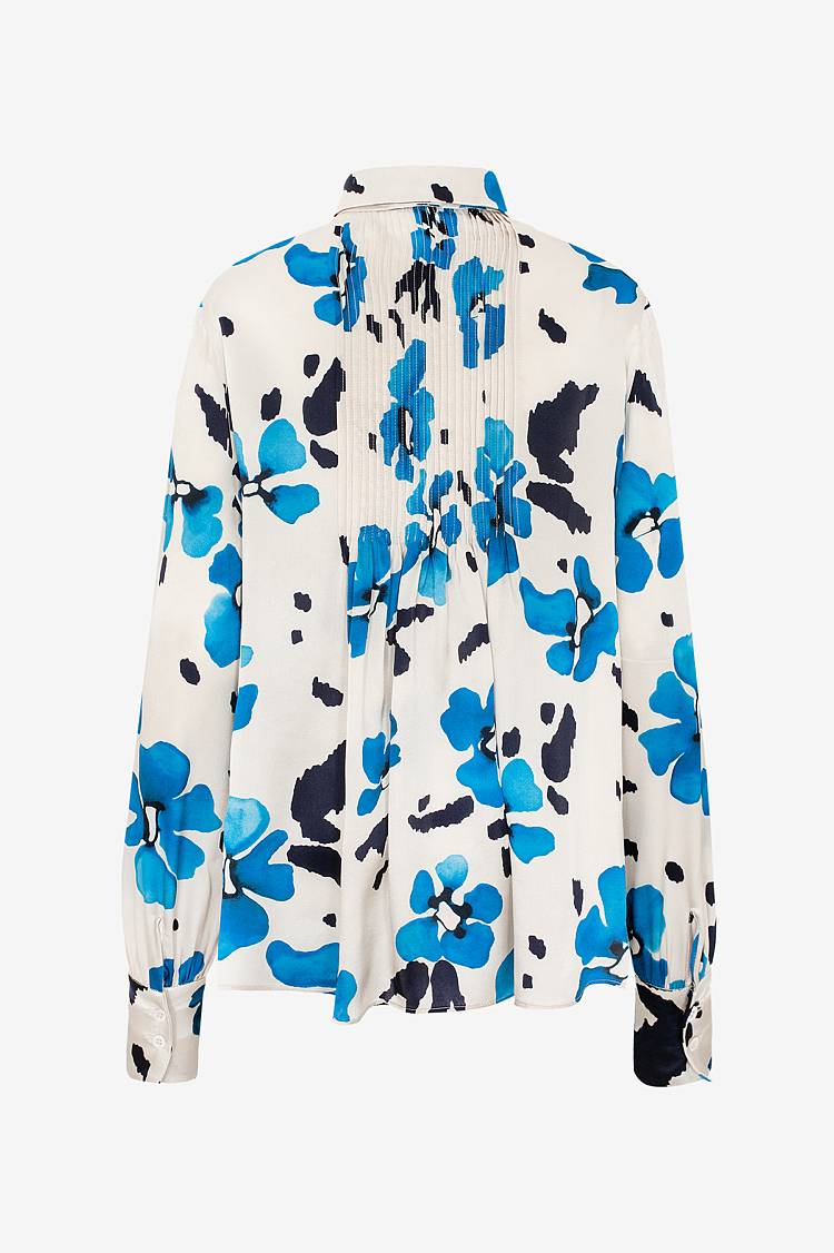 Sly 010 Seidenbluse mit floralem Print Rabatte dieses Monats