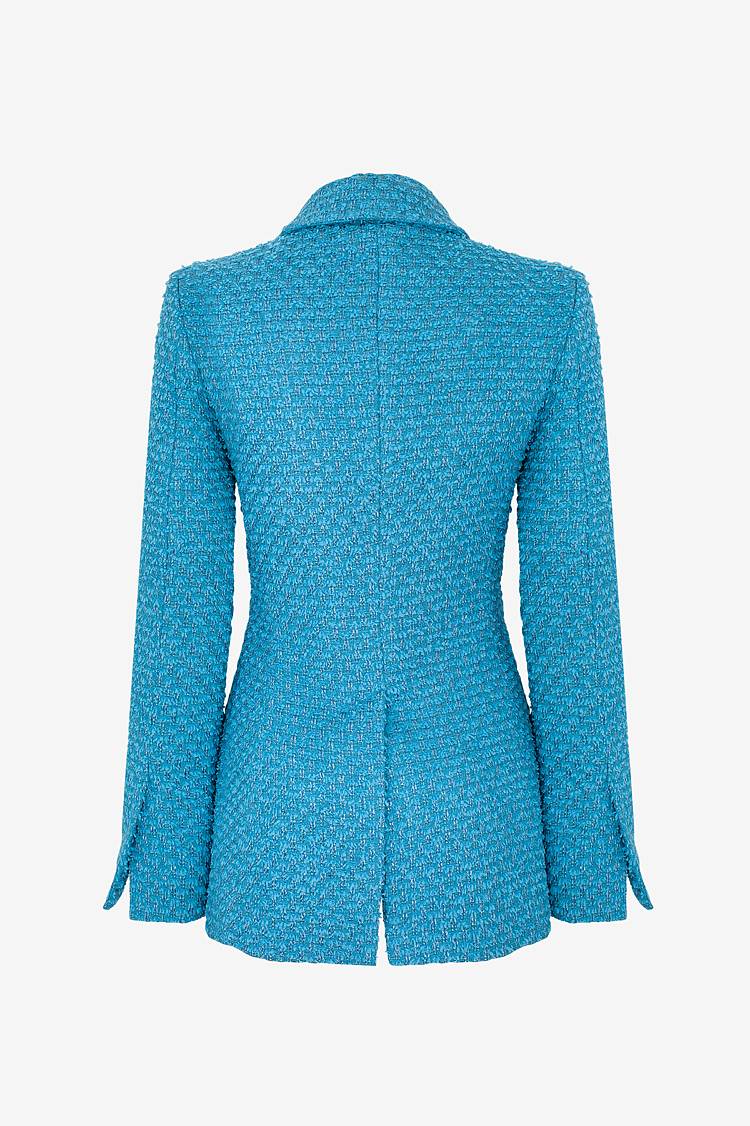 Sly 010 Einreihiger Tweed-Blazer Sonderangebot