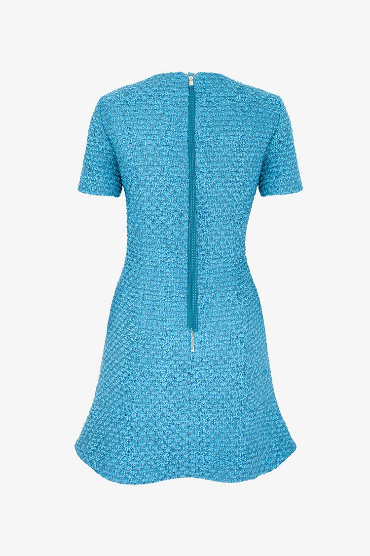Sly 010 Kurzärmliges Tweed-Kleid Großer Ausverkauf