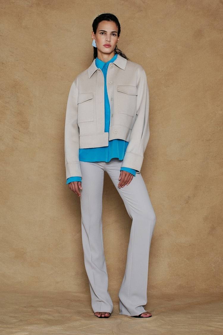 Sly 010 Seidenbluse mit plissierten Ärmeln Online Shopping