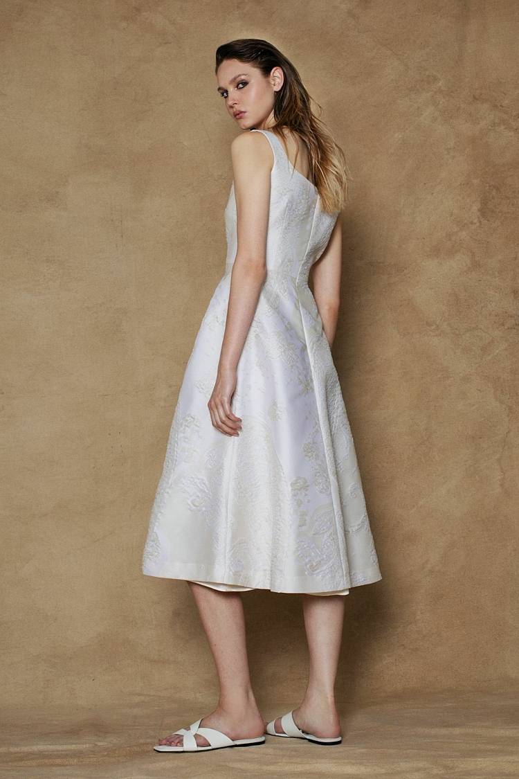 Sly 010 Ärmelloses Kleid aus Seidengemisch Zeitlich begrenztes Angebot