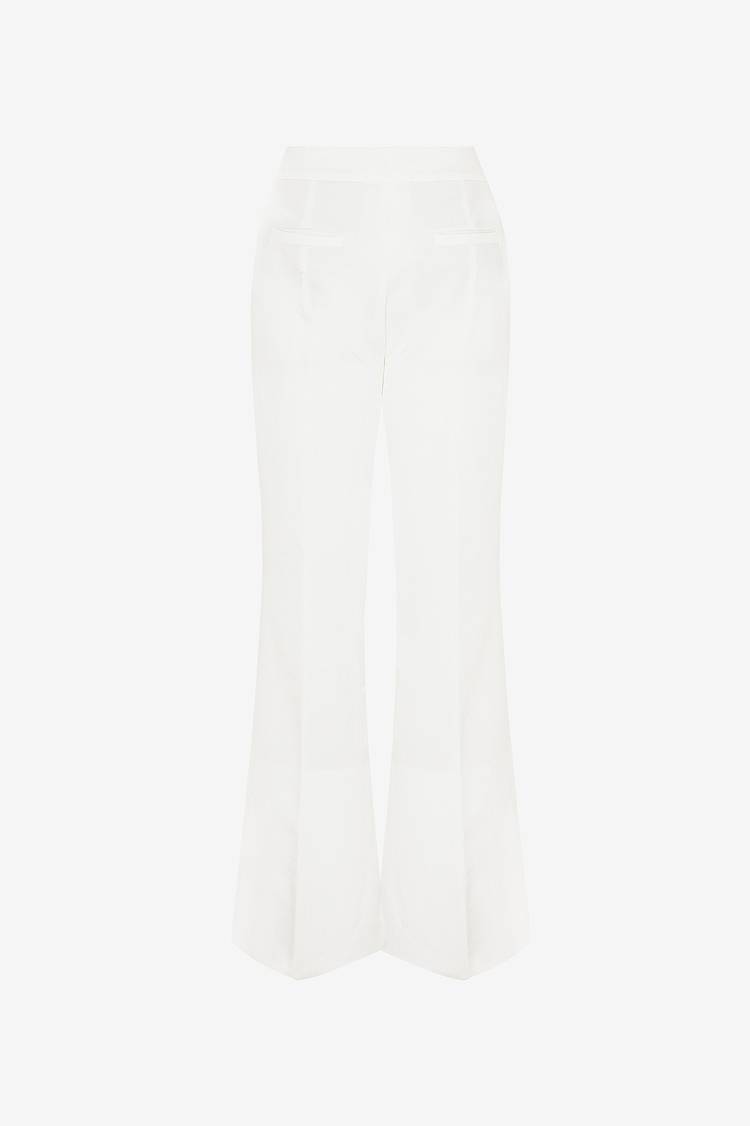Sly 010 Ausgestellte Hose aus Baumwoll-Crêpe Saisonale Angebote