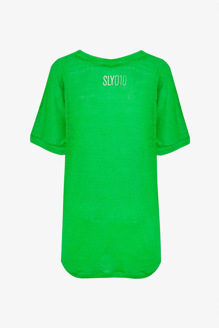 Sly 010 Leinen T-Shirt mit V-Ausschnitt Kauf eins, bekomm eins gratis
