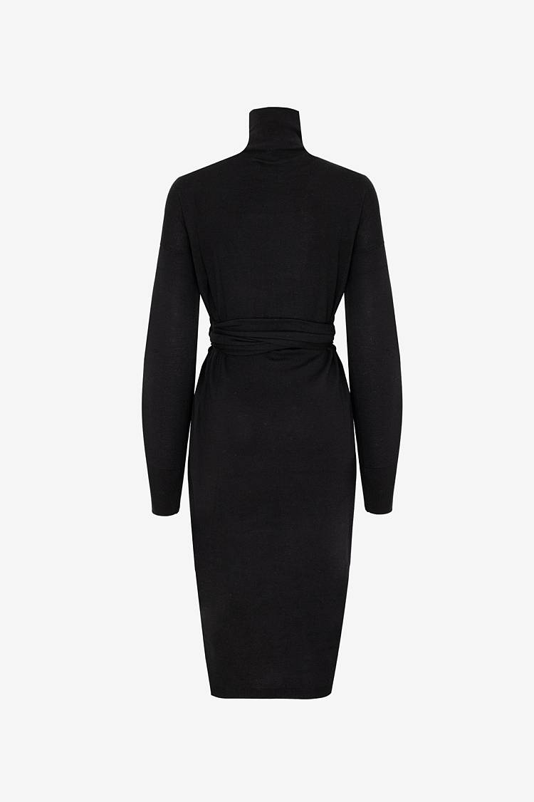 Sly 010 **Strickkleid mit Bindegürtel** Neueste Stile