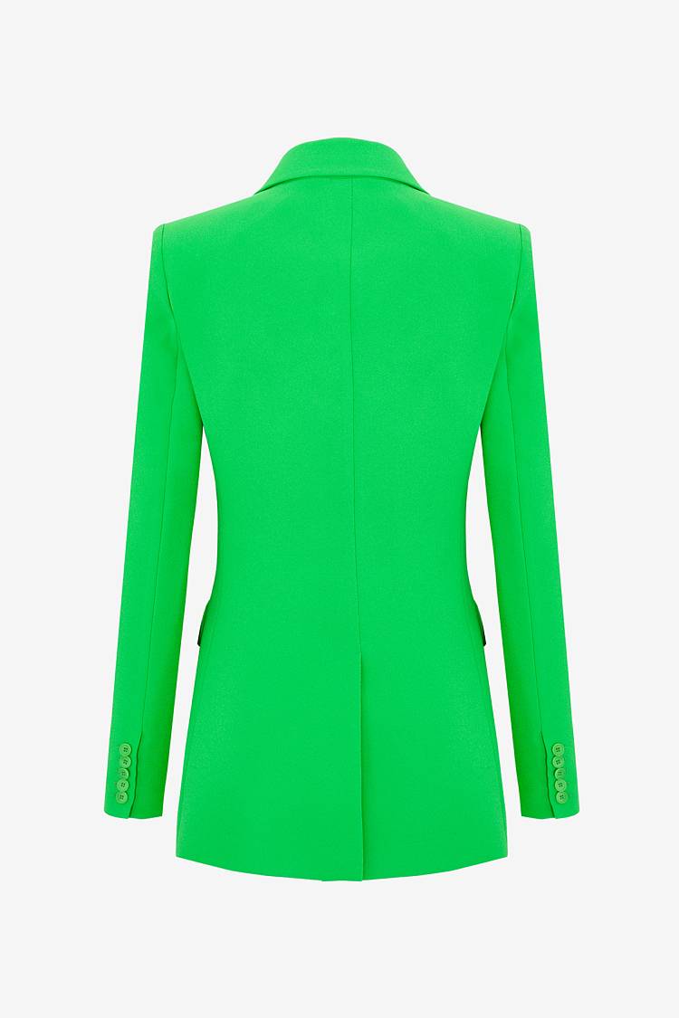 Sly 010 Klassischer Blazer aus Crêpe-envers-Satin Vierteljährliche Förderung