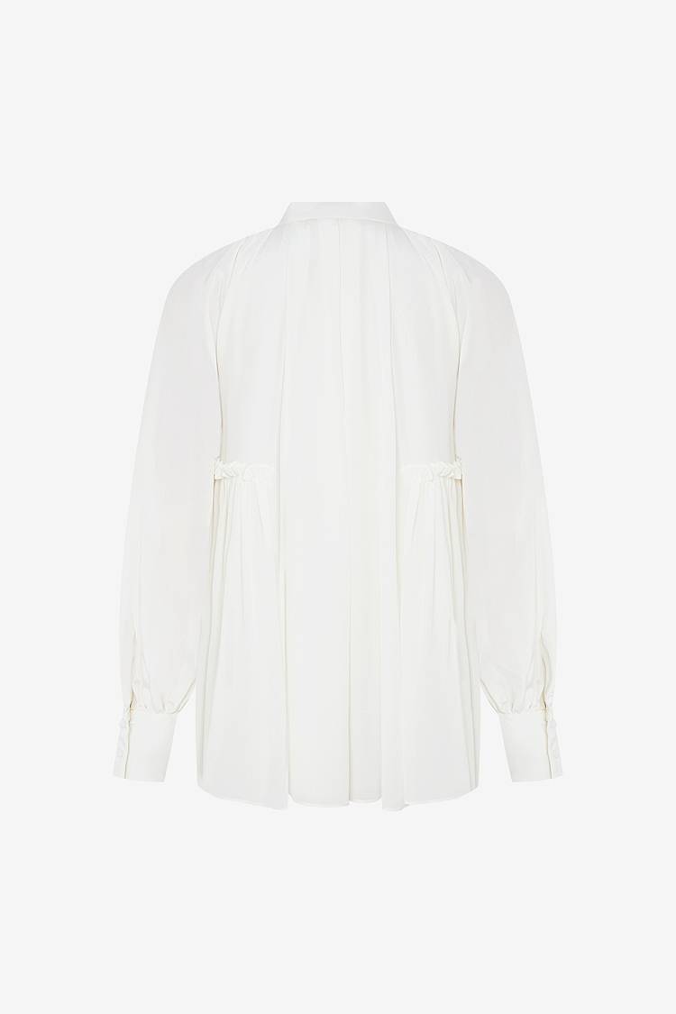 Sly 010 Seidenbluse mit Schluppe 50% Rabatt mit kostenlosem Versand