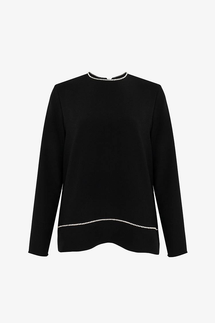 Sly 010 Weites Top mit Paspeldetails 50% Rabatt für begrenzte Zeit
