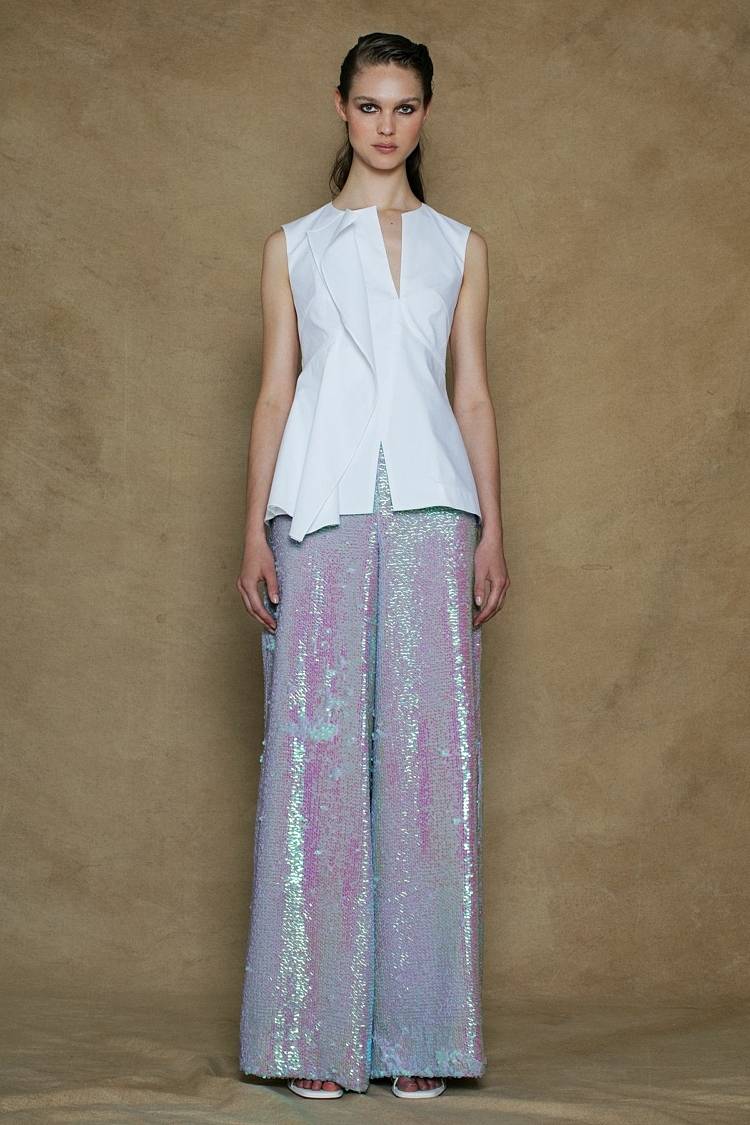 Sly 010 Top mit Volant aus Baumwollpopelin Cyber Monday