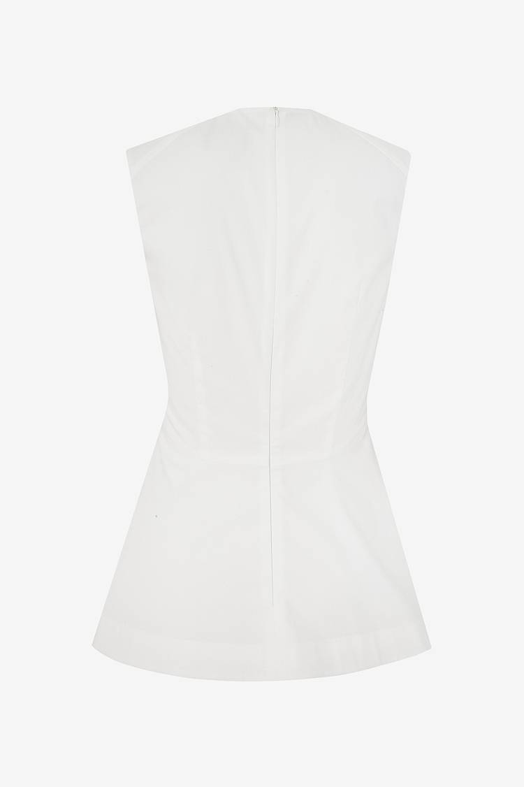 Sly 010 Top mit Volant aus Baumwollpopelin Cyber Monday