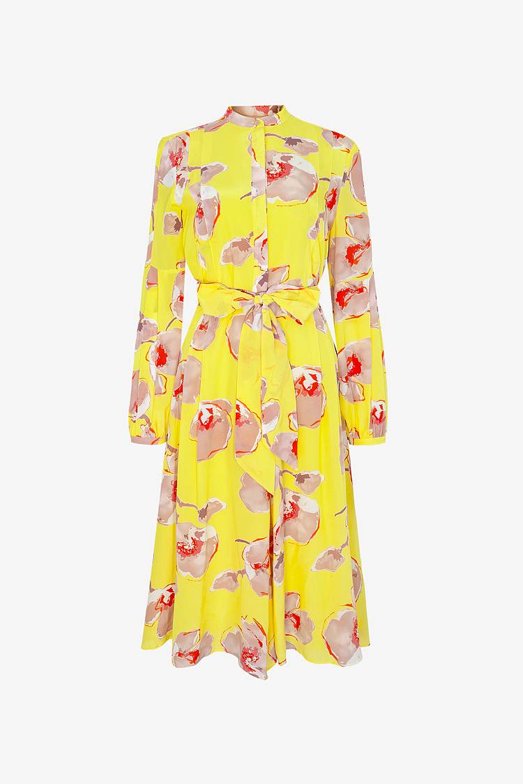 Sly 010 Midikleid aus Chiffon Sonderangebote