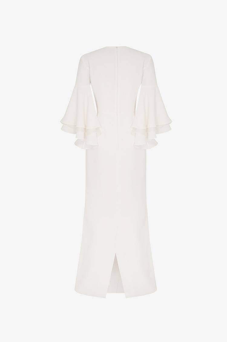 Sly 010 Kleid mit Volant-Ärmeln Super Sparpreis