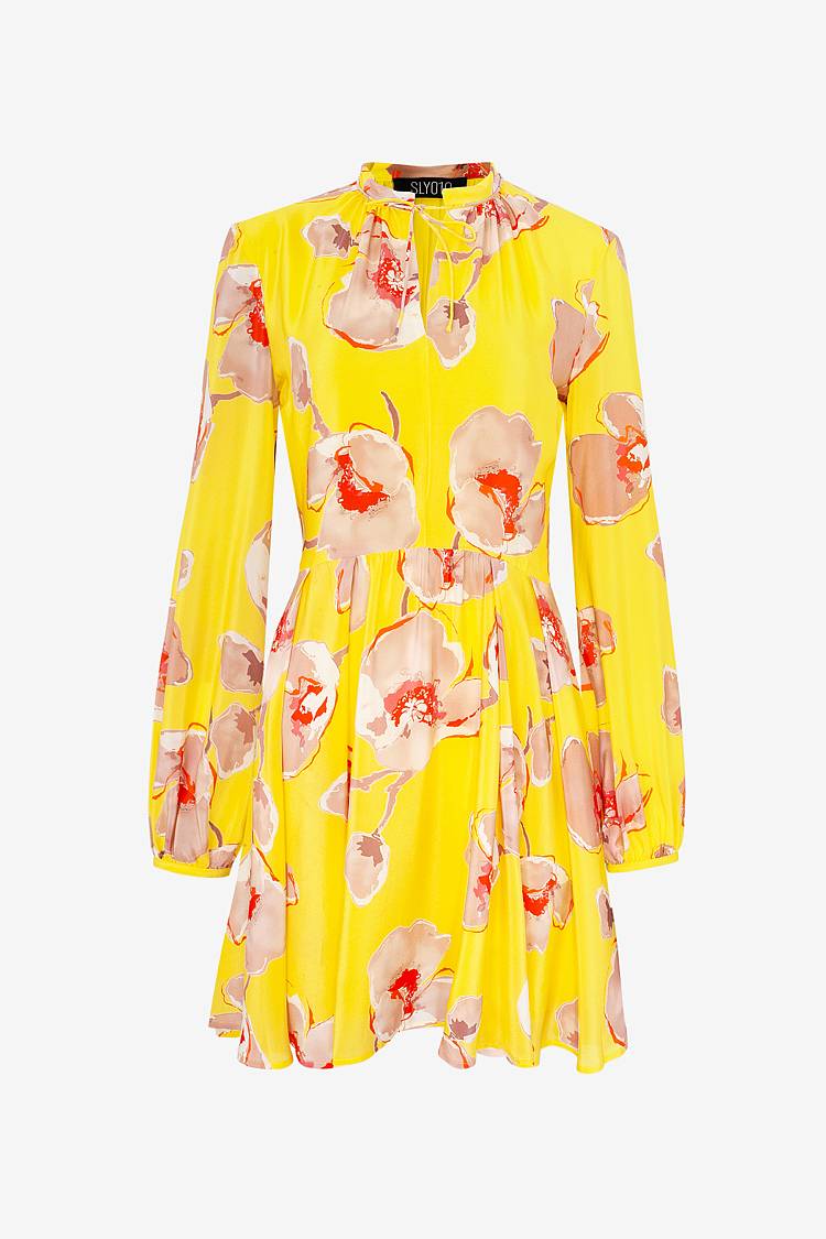 Sly 010 Kurzes Kleid aus Crêpe-envers-Satin Wochenangebot
