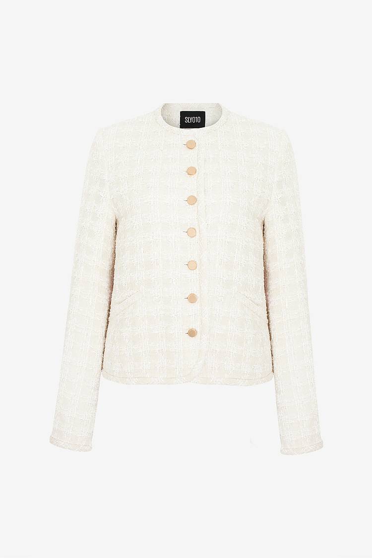 Sly 010 Kurze Tweed-Jacke