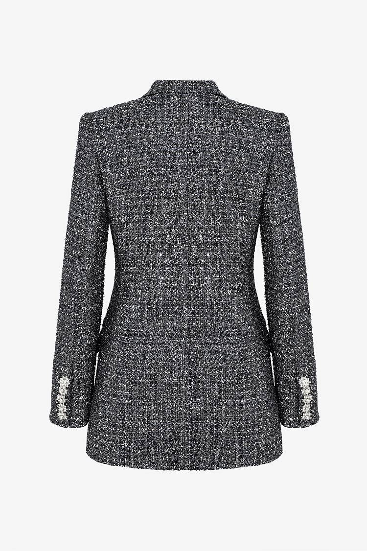 Sly 010 **Doppelreihiger Blazer aus Tweed** Online