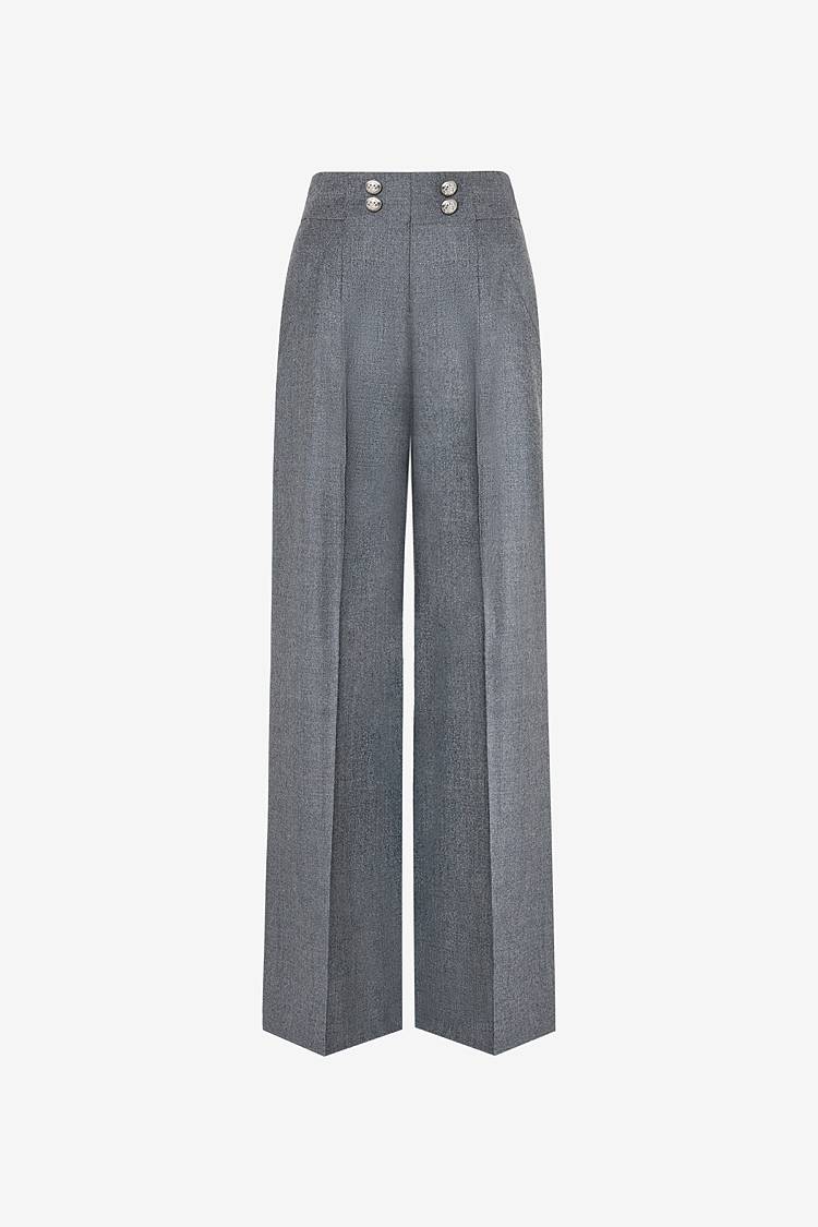 Sly 010 **Weite Hose mit Zierknöpfen** Verkauf