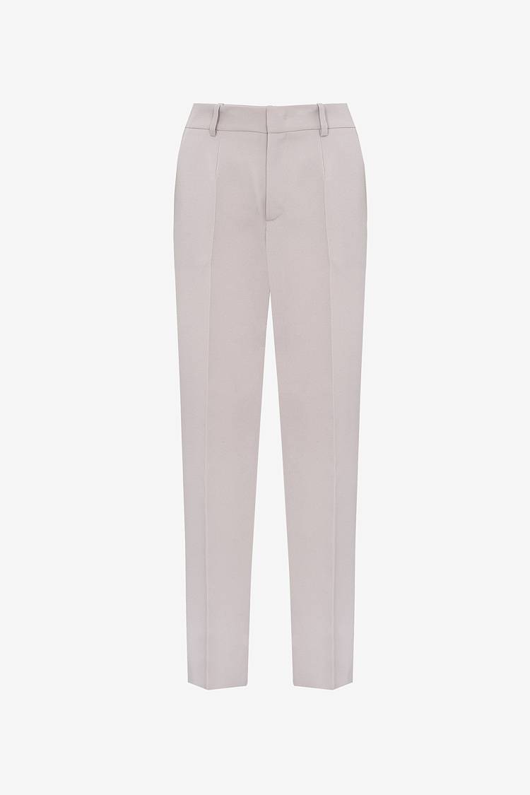 Sly 010 Schmal zulaufende Hose aus Crêpe-envers-Satin