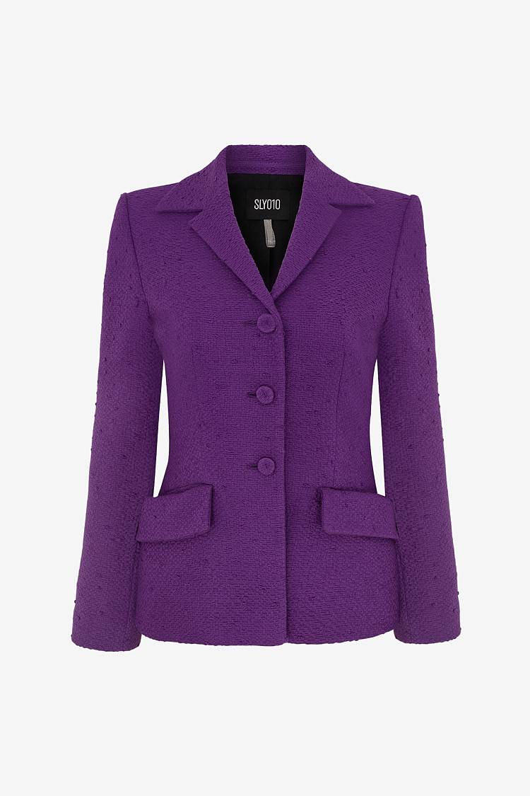 Sly 010 50ies Blazer aus Baumwoll-Tweed Blitzangebot