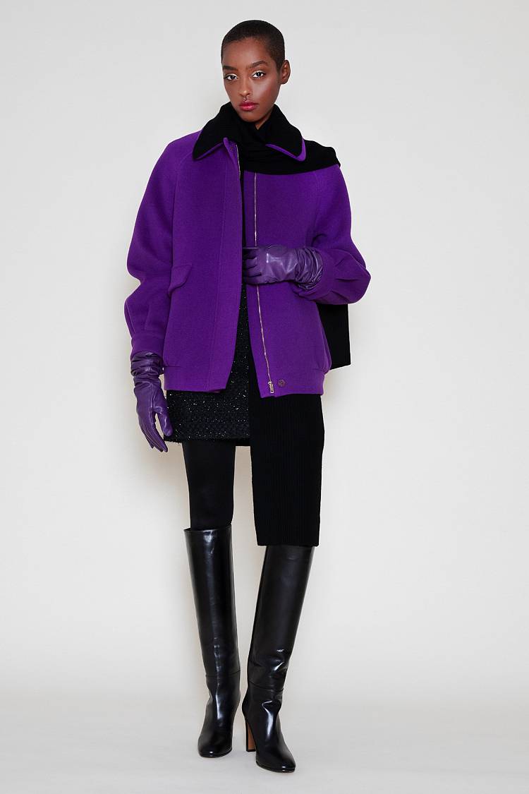 Sly 010 Oversize Blouson aus Wollgemisch Kostenlose Rückgabe