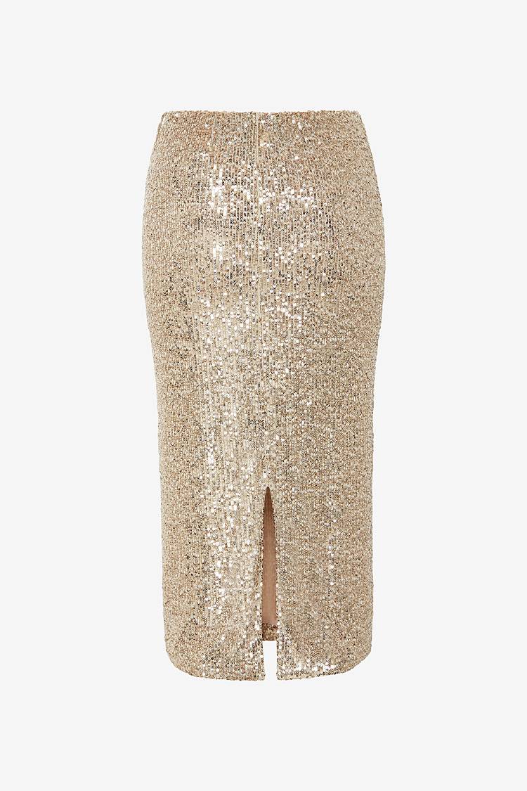 Sly 010 Eng anliegender Paillettenrock Black Friday Preise