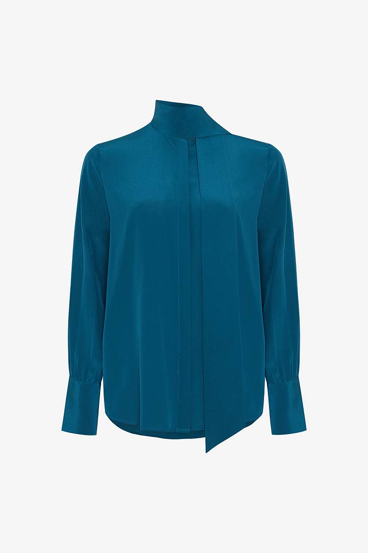 Sly 010 Bluse mit Schal-Detail Online Shopping