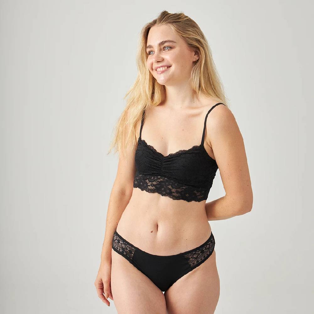 Snocks Brazilian Slips mit Spitze aus Bio-Baumwolle Lagerräumung
