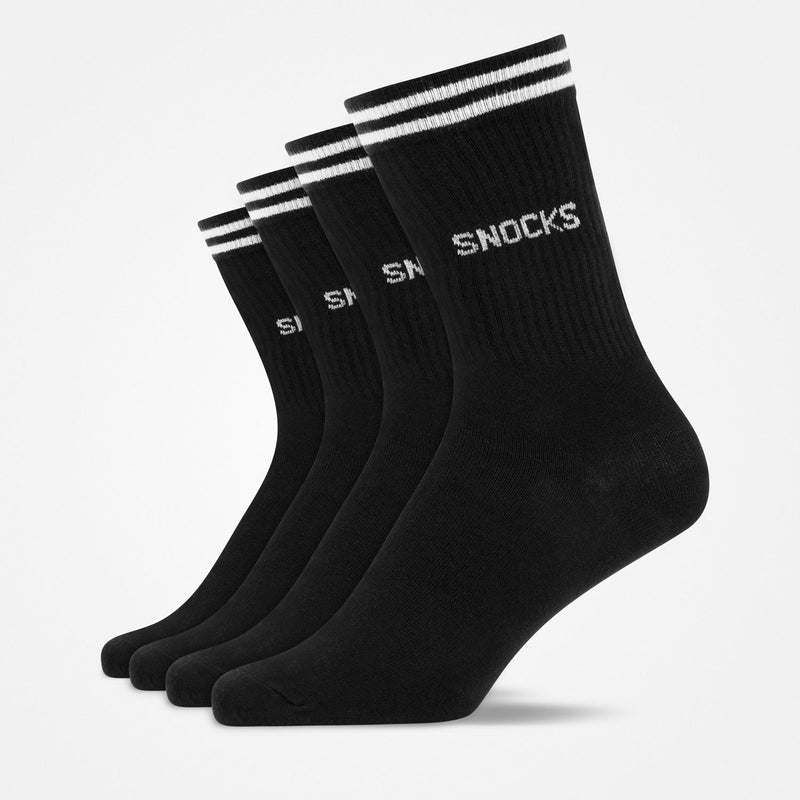 Snocks Hohe Sportsocken mit Streifen aus Bio-Baumwolle Riesige Ersparnisse