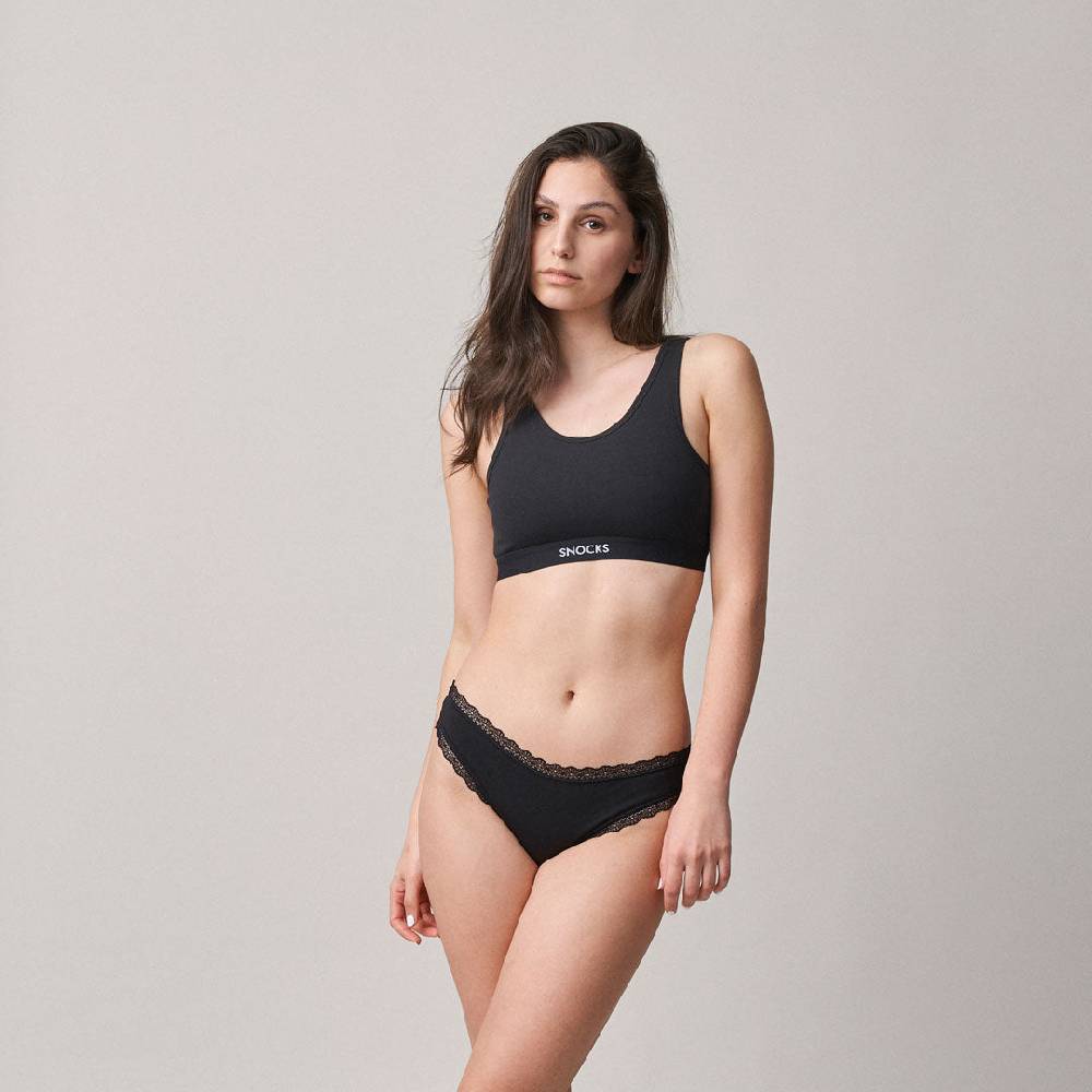 Snocks Tangas mit Spitze aus Bio-Baumwolle Outlet