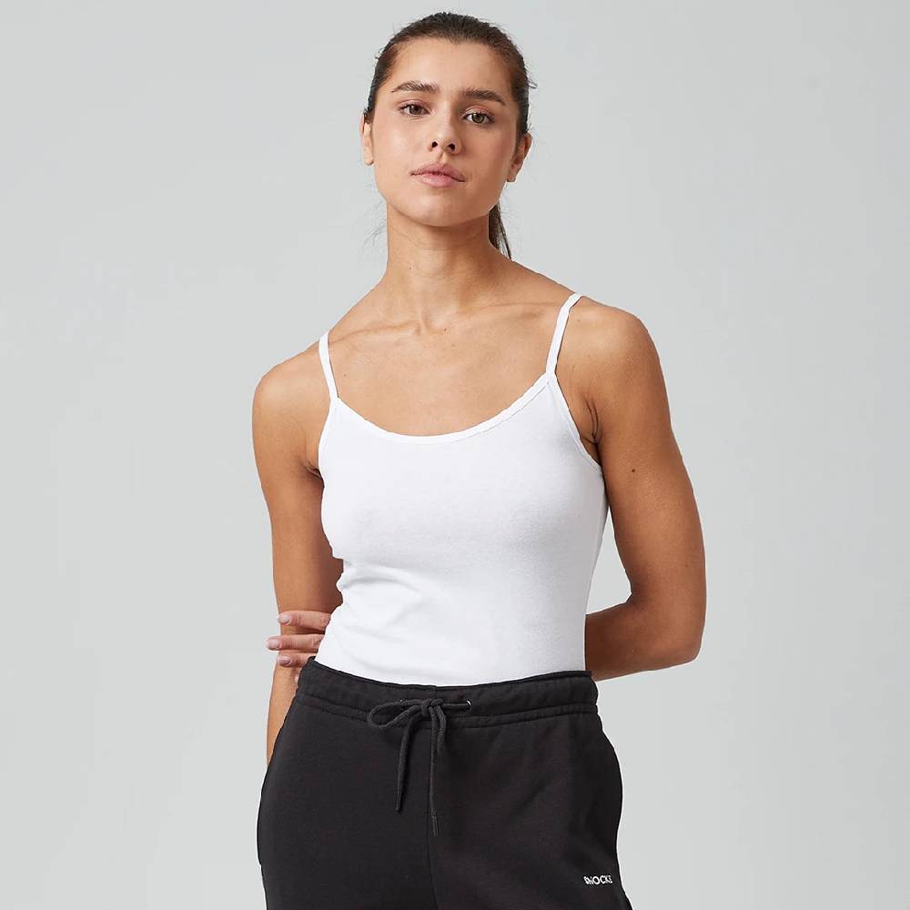 Snocks Damen Spaghetti Tops aus Bio-Baumwolle Große Rabatte