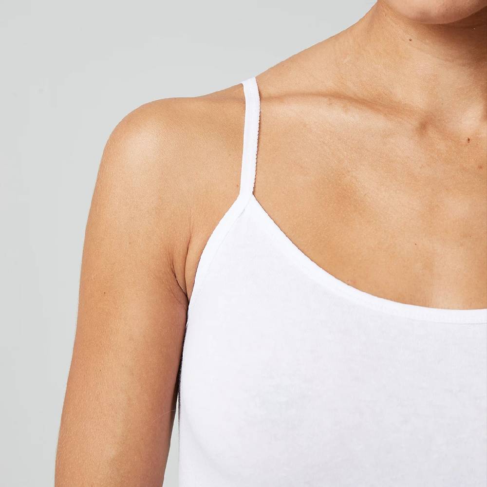 Snocks Damen Spaghetti Tops aus Bio-Baumwolle Große Rabatte