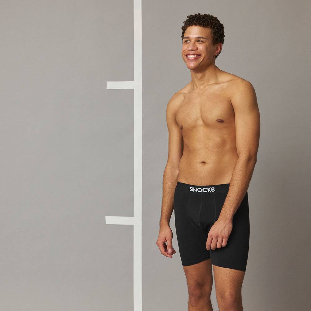 Snocks Lange Boxershorts aus Bio-Baumwolle 2025