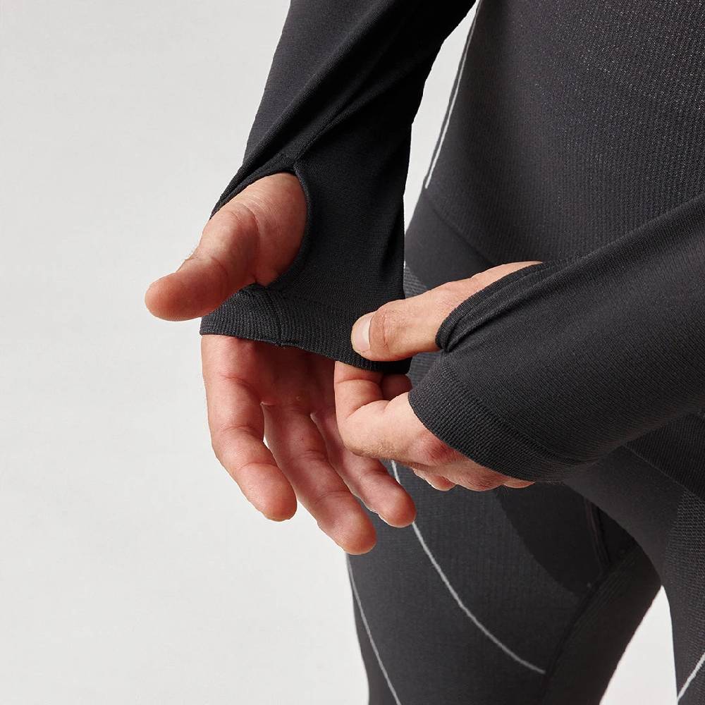 Snocks Thermounterwäsche Herren mit Daumenloch aus recyceltem Polyester Großer Ausverkauf