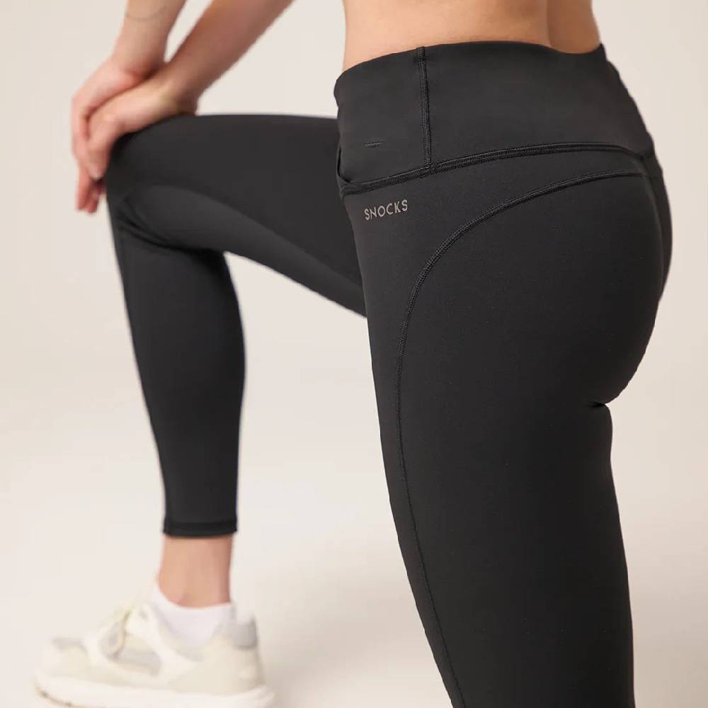 Snocks High Waist Leggings V Cross aus recyceltem Polyester Tiefpreis