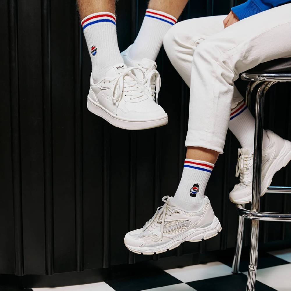 Snocks Hohe Sportsocken mit Streifen aus Bio-Baumwolle Bis zu 65% Rabatt