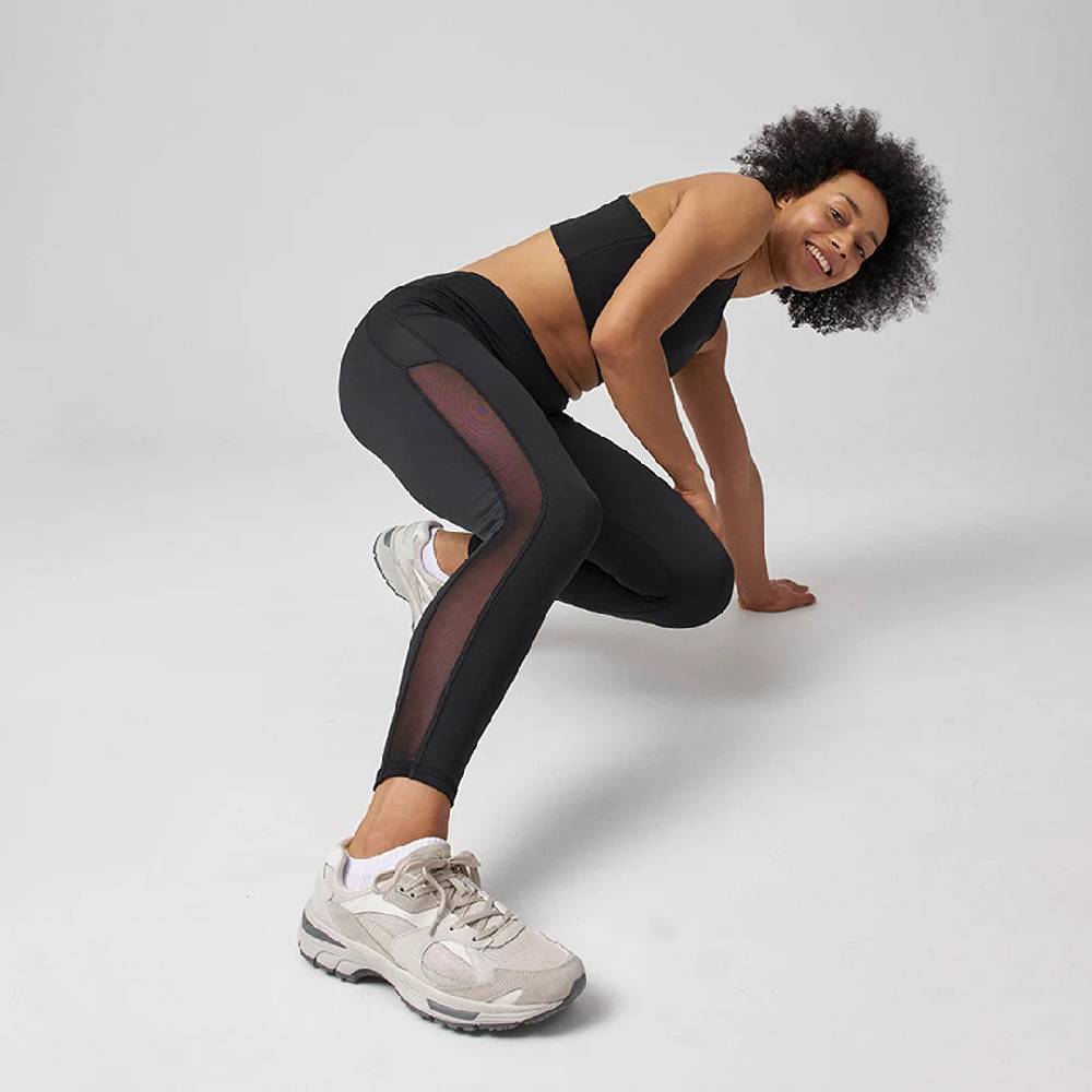 Snocks High Waist Leggings Mesh aus recyceltem Polyester Fabrikladen