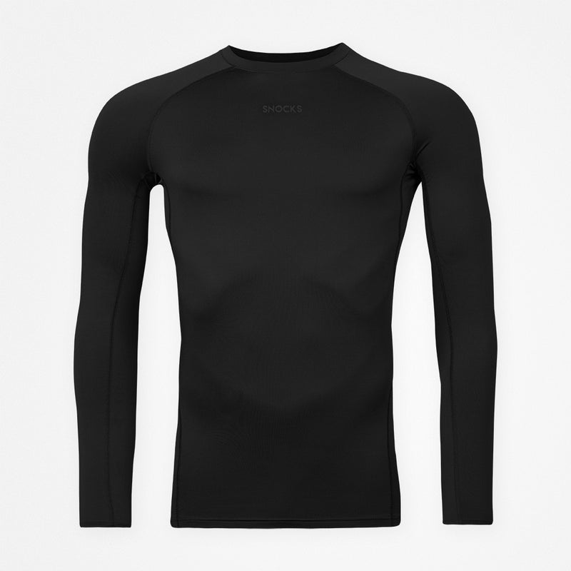 Snocks Funktionsshirt langarm Herren aus recyceltem Polyester VIP-Rabatte