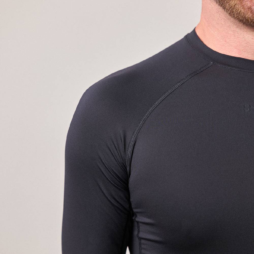 Snocks Funktionsshirt langarm Herren aus recyceltem Polyester VIP-Rabatte