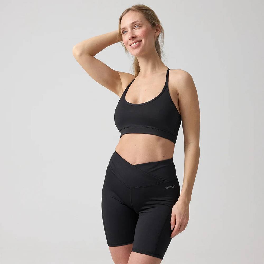 Snocks Radlerhose Damen V Cross aus recyceltem Polyester Letzter Tag