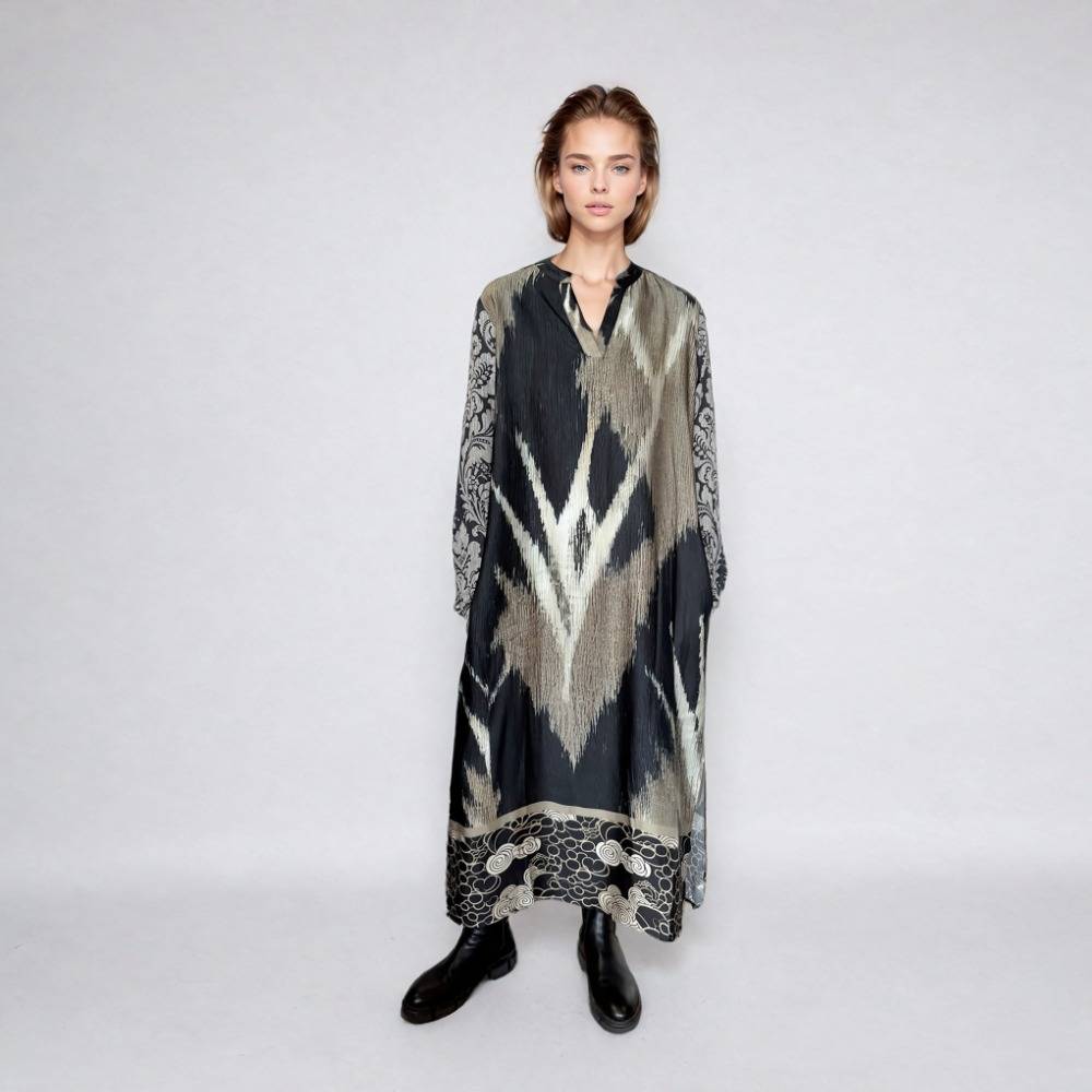 Soul Kathrine EVE LONGDRESS Print 10 Kauf eins, bekomm eins gratis
