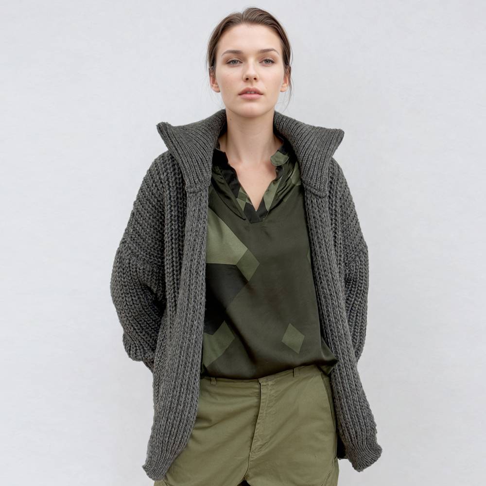 Soul Kathrine GRACE CARDIGAN grey Zeitbegrenzte Promotion