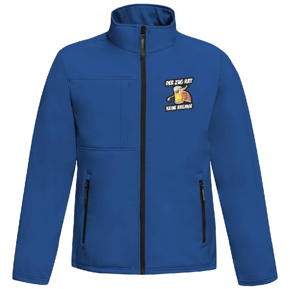 Spass Kostet Softshell Jacke Der Zug hat keine Bremse wind und wasserdicht Grösse S bis 4XL