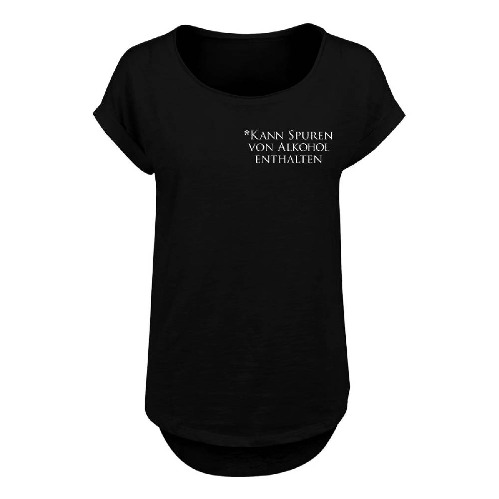 Spass Kostet Frauen Long Slub T-Shirt Kann Spuren von Alkohol enthalten Weihnachtsangebot