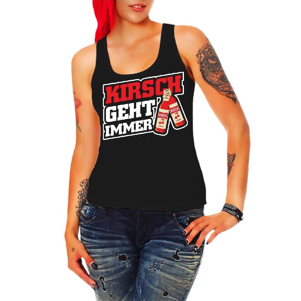 Spass Kostet Frauen Trägershirt Kirsch geht immer