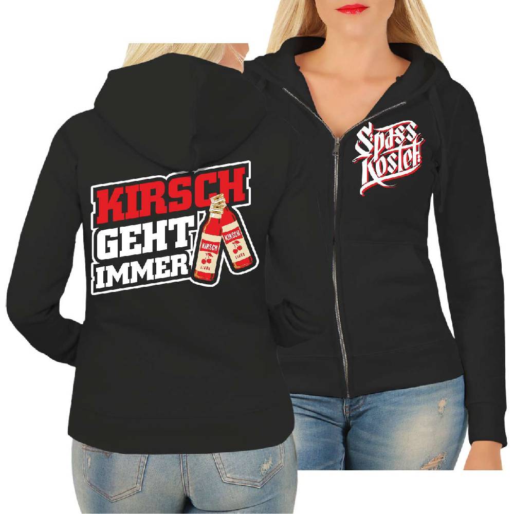 Spass Kostet Frauen Kapujacke Kirsch geht immer 50% Rabatt mit kostenlosem Versand